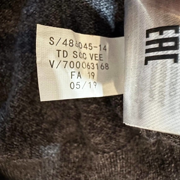 Banana Republic Sweater‎ Men’s Medium Navy Blue Silk Cashmere Luxury Blend - Picture 4 of 8